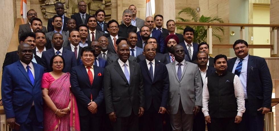 Ambassador and Indian business delegation from India call on Vice-President of the Republic of Côte d’Ivoire on June 27, 2019